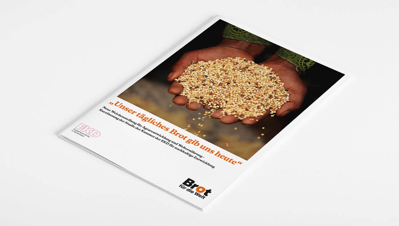 Arbeitsbeispiel Print Broschüre - Brot für die Welt
